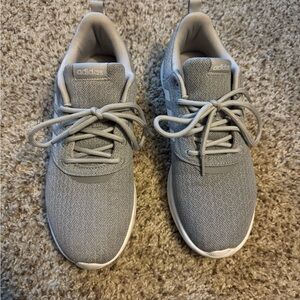 Adidas Light Gray Running Shoes